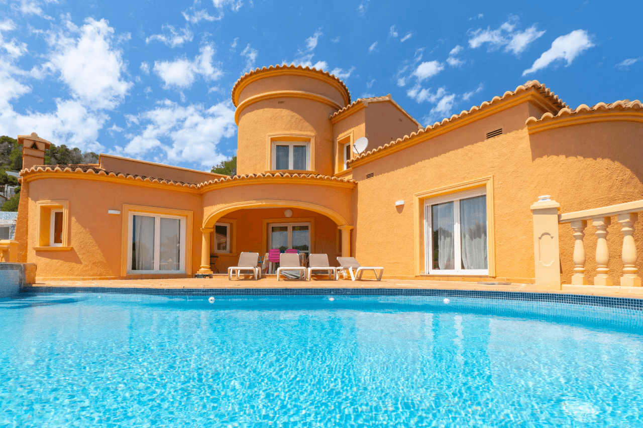 4650JAV Villa tradicional con vistas al mar en venta en Tosalet 5, Jávea.