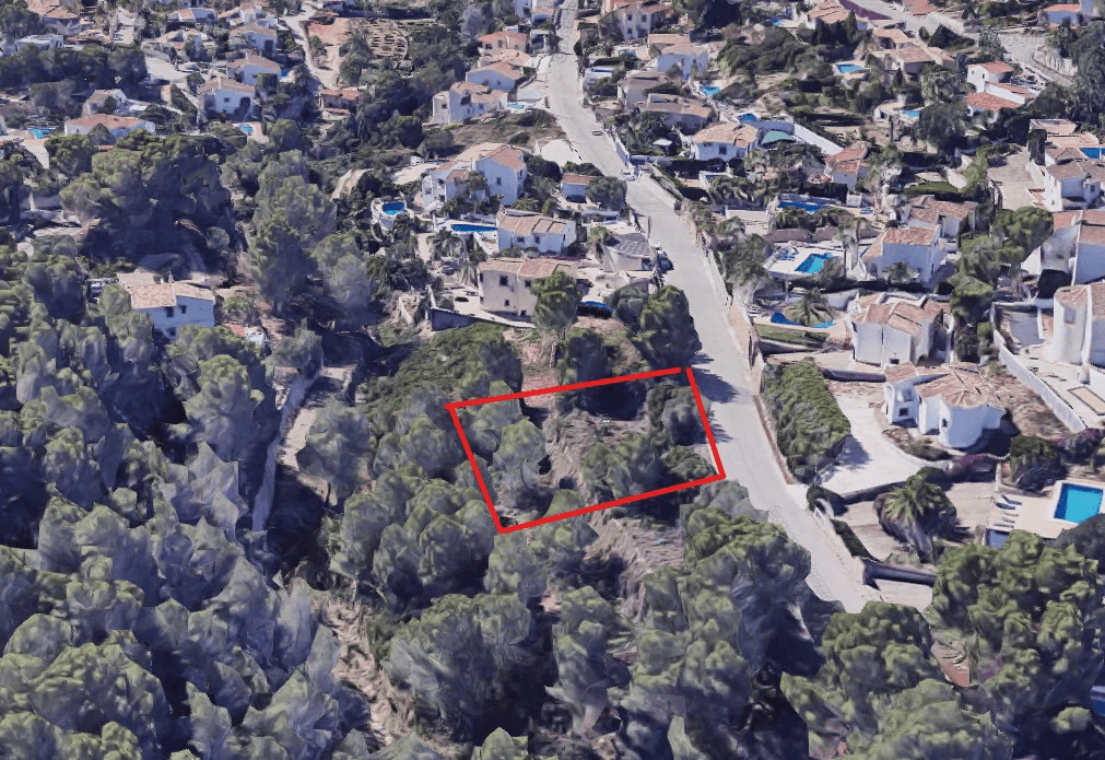4295BEN Parcela en venta a 800 m de la playa de Benissa