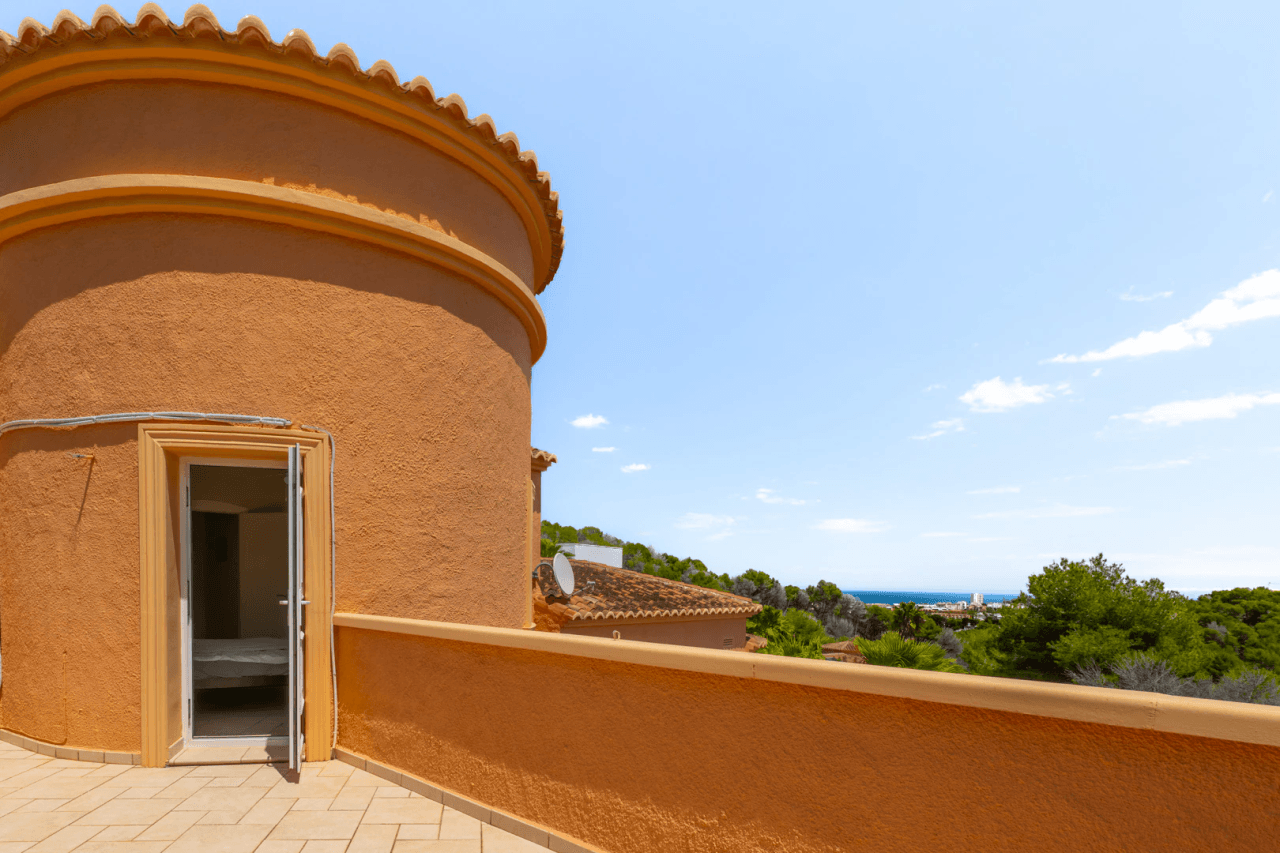 4650JAV Villa tradicional con vistas al mar en venta en Tosalet 5, Jávea.