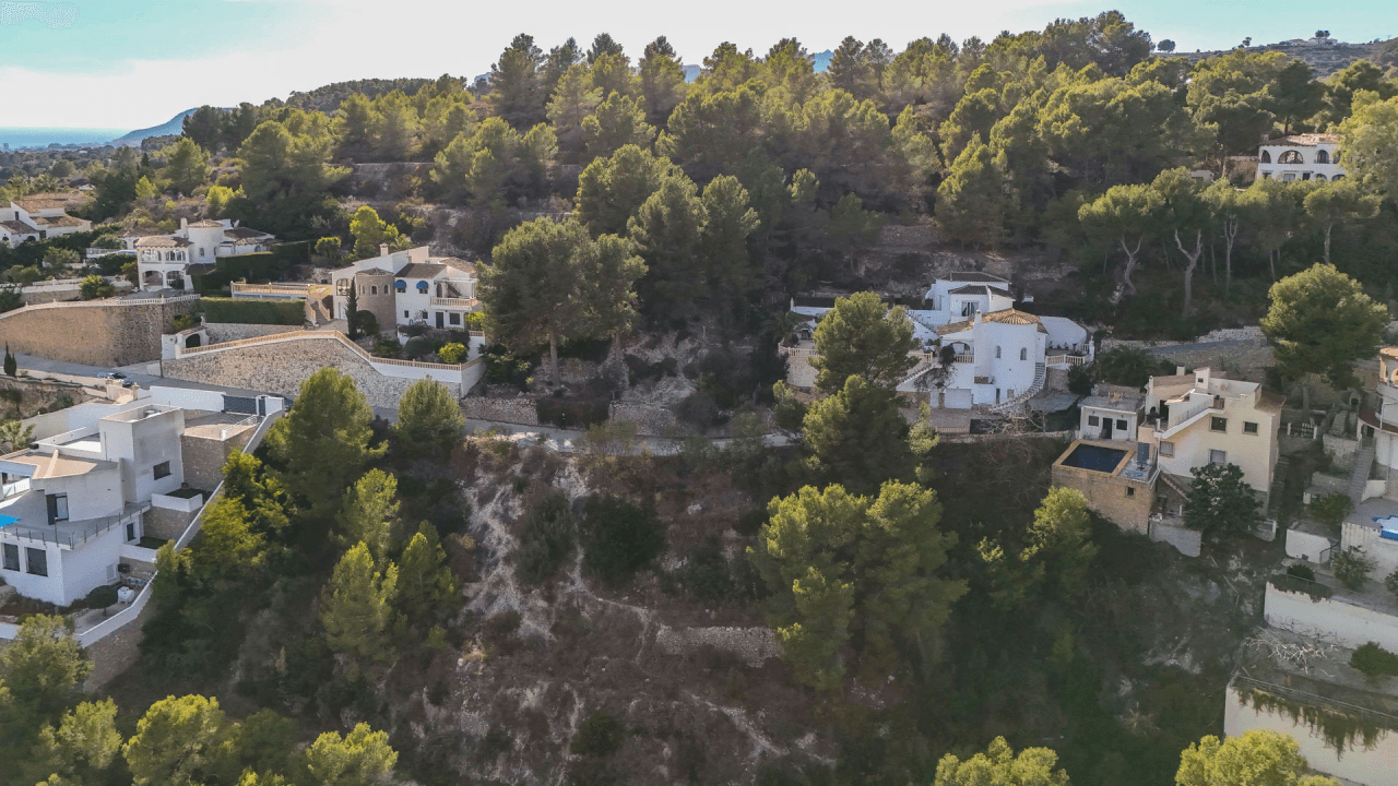 C4XY4388BEN Parcela con vistas al mar en venta en Benissa