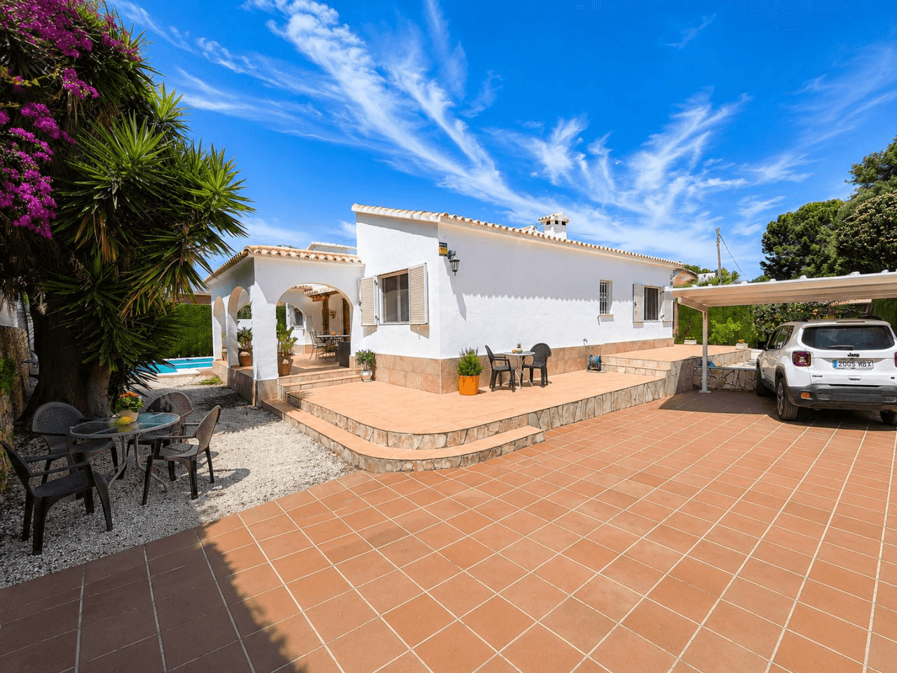 Villa de 4 dormitorios en una sola planta en el Montgó, Dénia