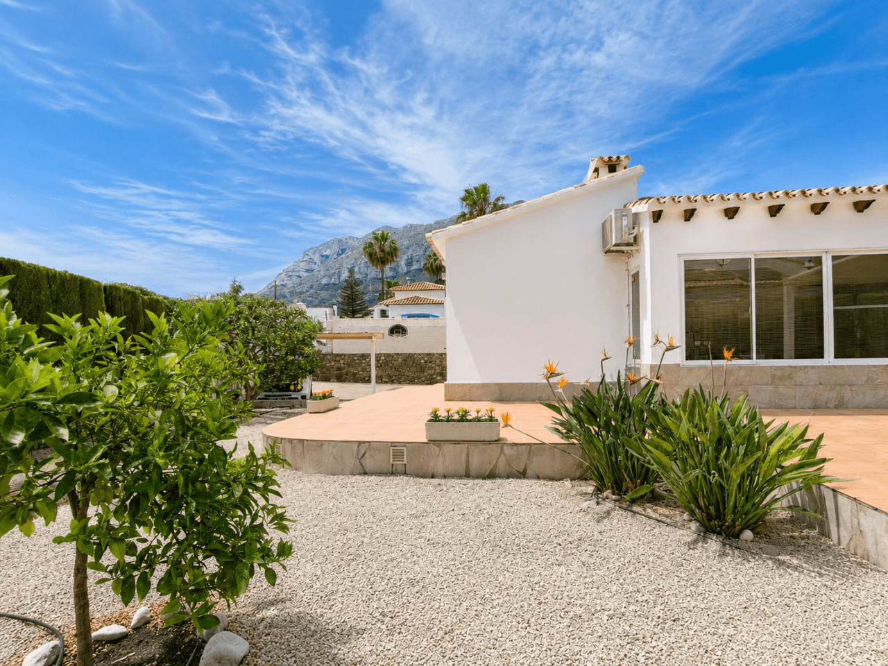Villa de 4 dormitorios en una sola planta en el Montgó, Dénia
