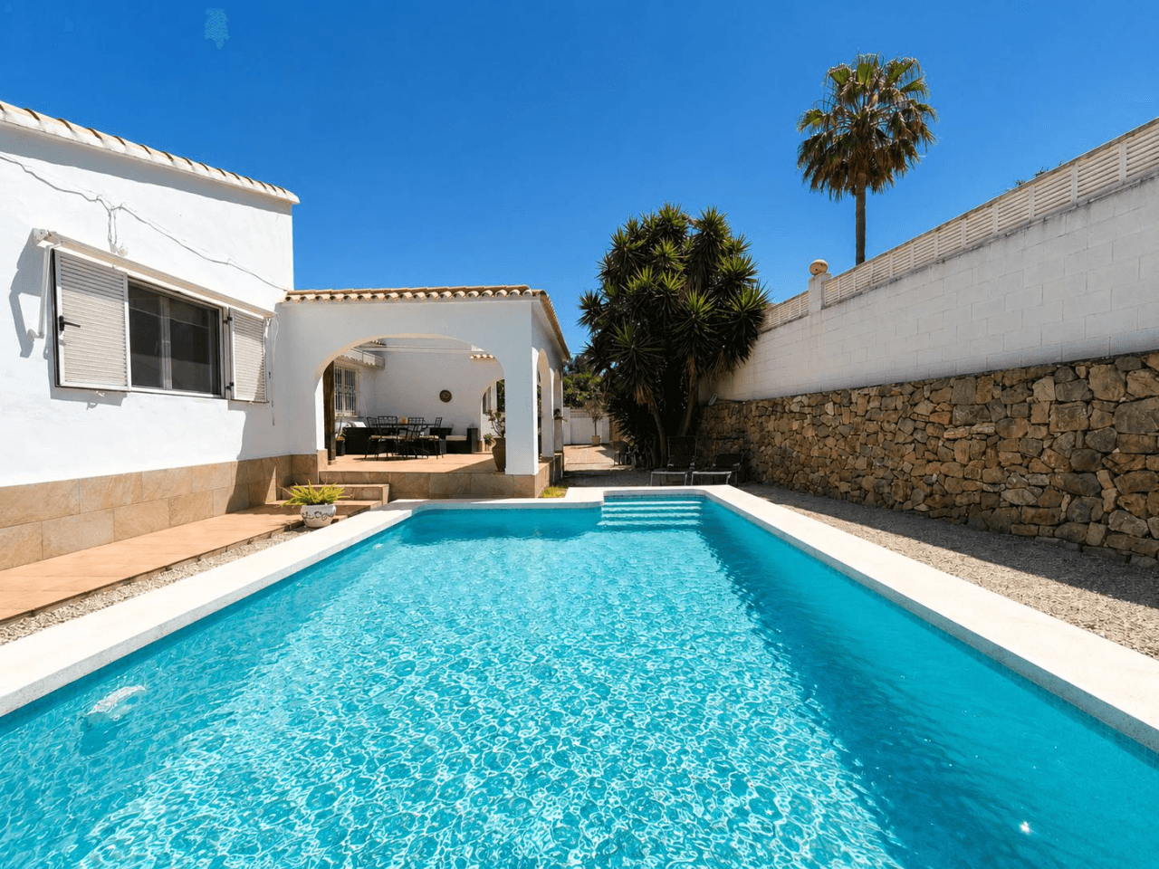 Villa de 4 dormitorios en una sola planta en el Montgó, Dénia