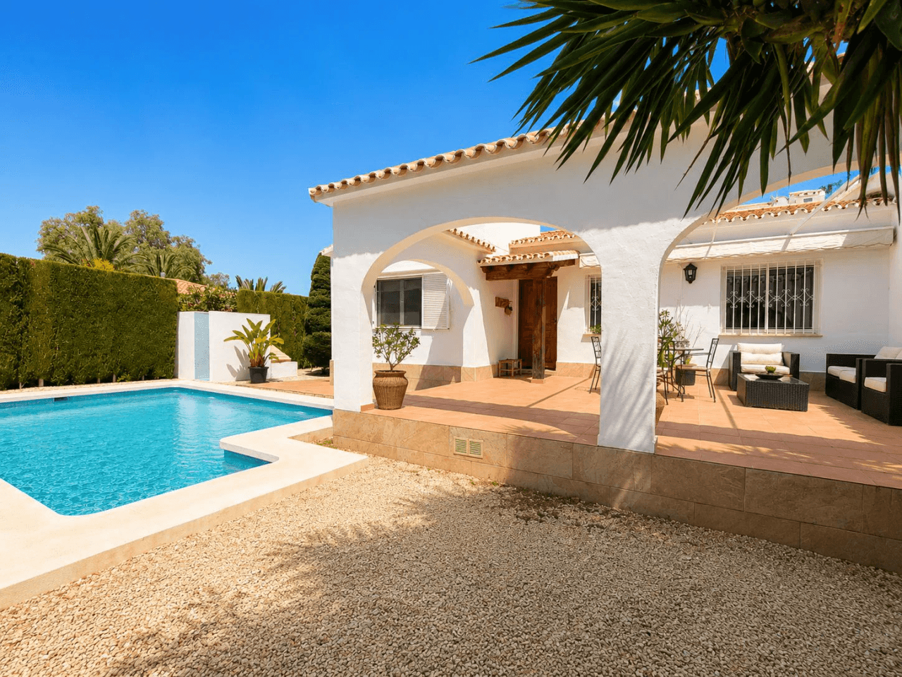 Villa de 4 dormitorios en una sola planta en el Montgó, Dénia
