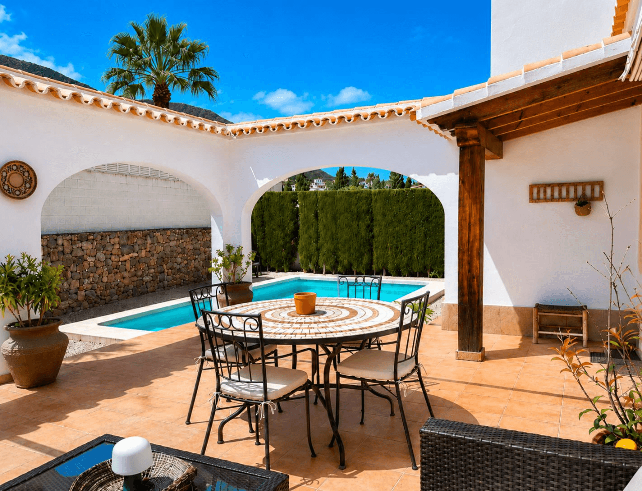 Villa de 4 dormitorios en una sola planta en el Montgó, Dénia
