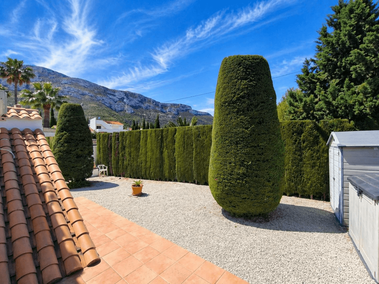 Villa de 4 dormitorios en una sola planta en el Montgó, Dénia