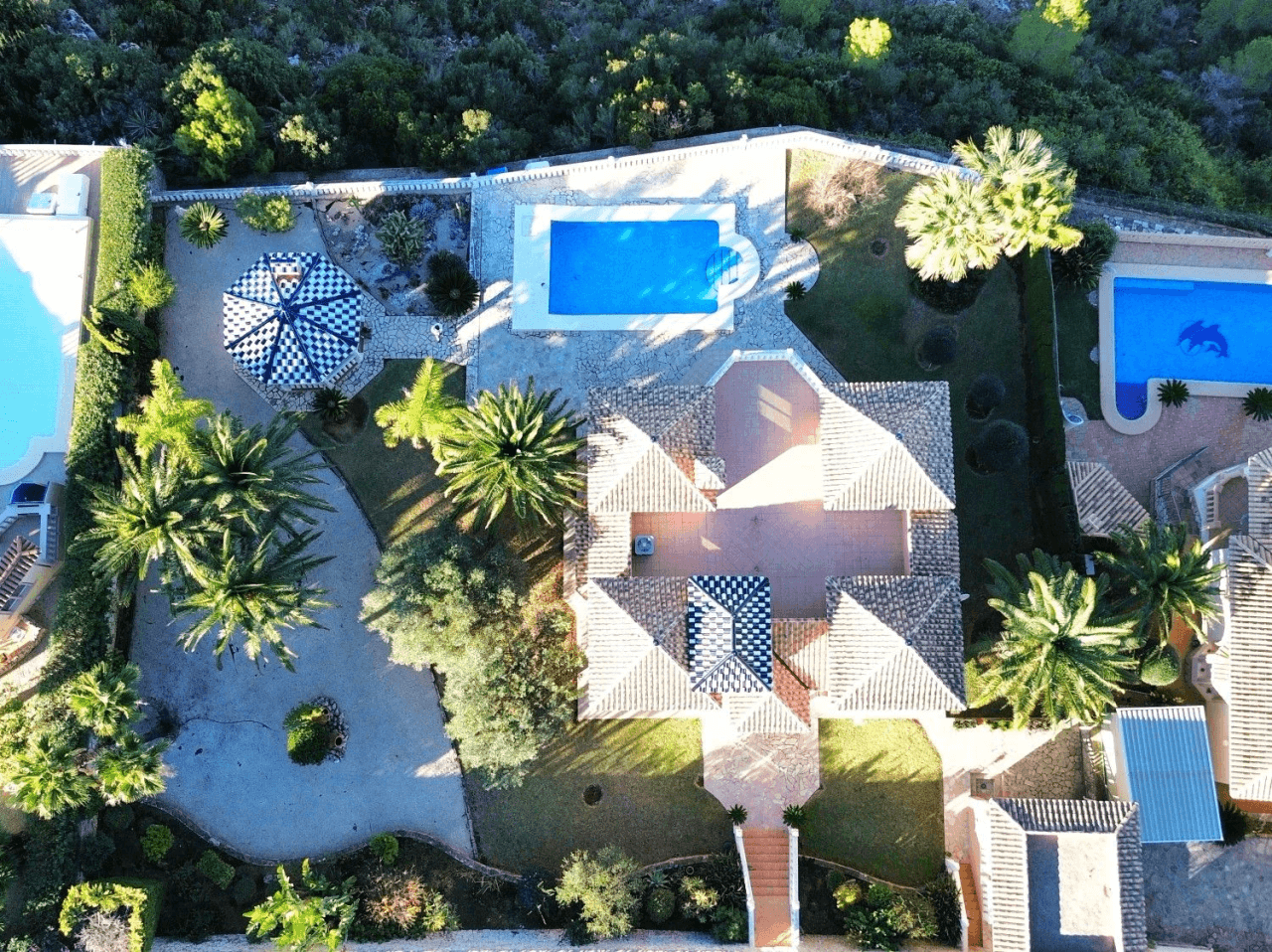 Gelijkvloerse villa met uitzicht op zee in Marquesa VI