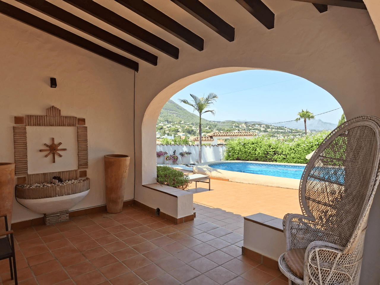 Villa avec vue sur la mer, au Montgo à Denia