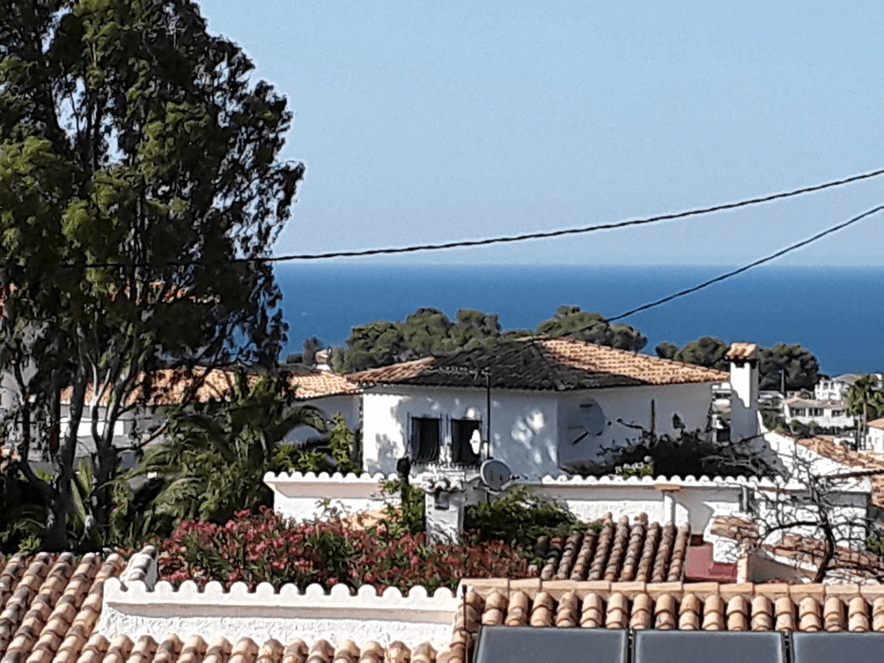 Villa avec vue sur la mer, au Montgo à Denia