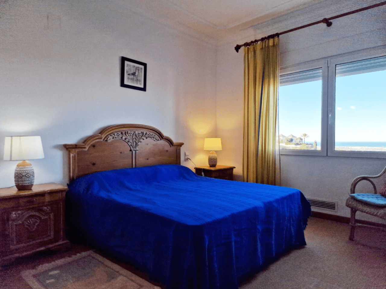 Gelijkvloerse villa met uitzicht op zee in Marquesa VI