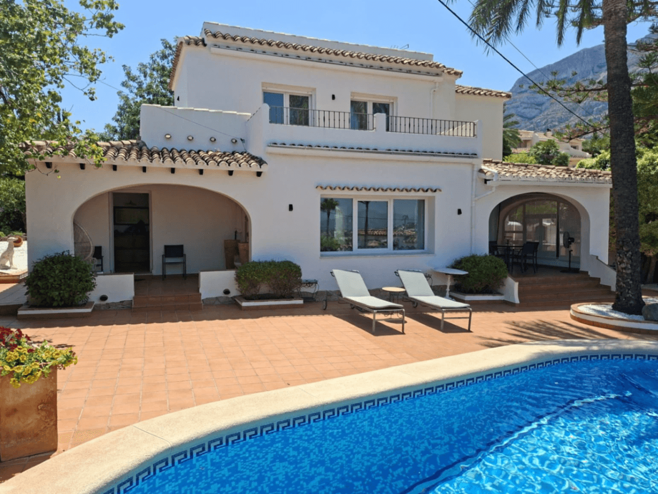 Villa avec vue sur la mer, au Montgo à Denia