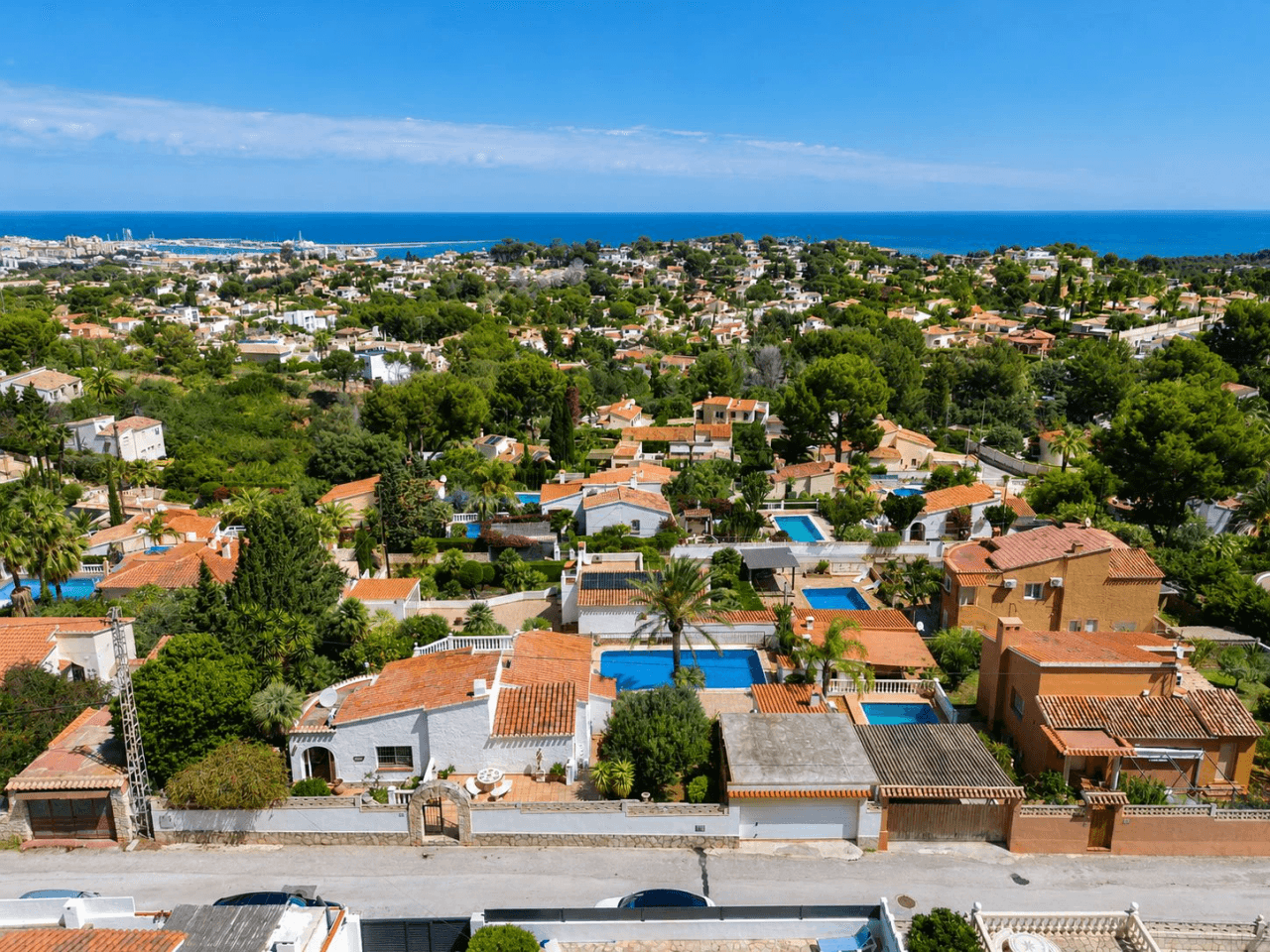 Villa de 3 dormitorios y vistas al mar en el Montgó, Dénia