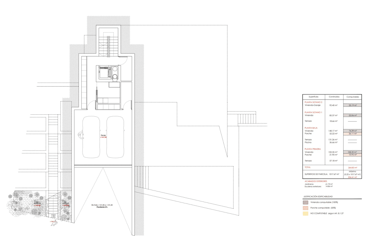 4652BEN Proyecto de villa de lujo con vistas panorámicas al mar en venta en Benissa