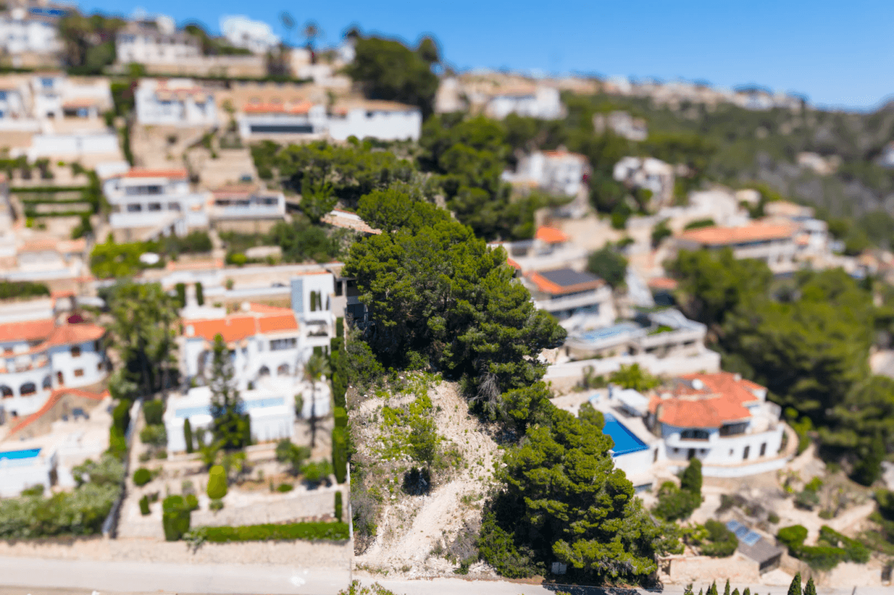 4652BEN Proyecto de villa de lujo con vistas panorámicas al mar en venta en Benissa
