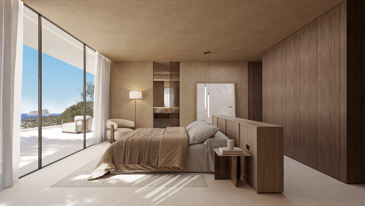 4652BEN Proyecto de villa de lujo con vistas panorámicas al mar en venta en Benissa