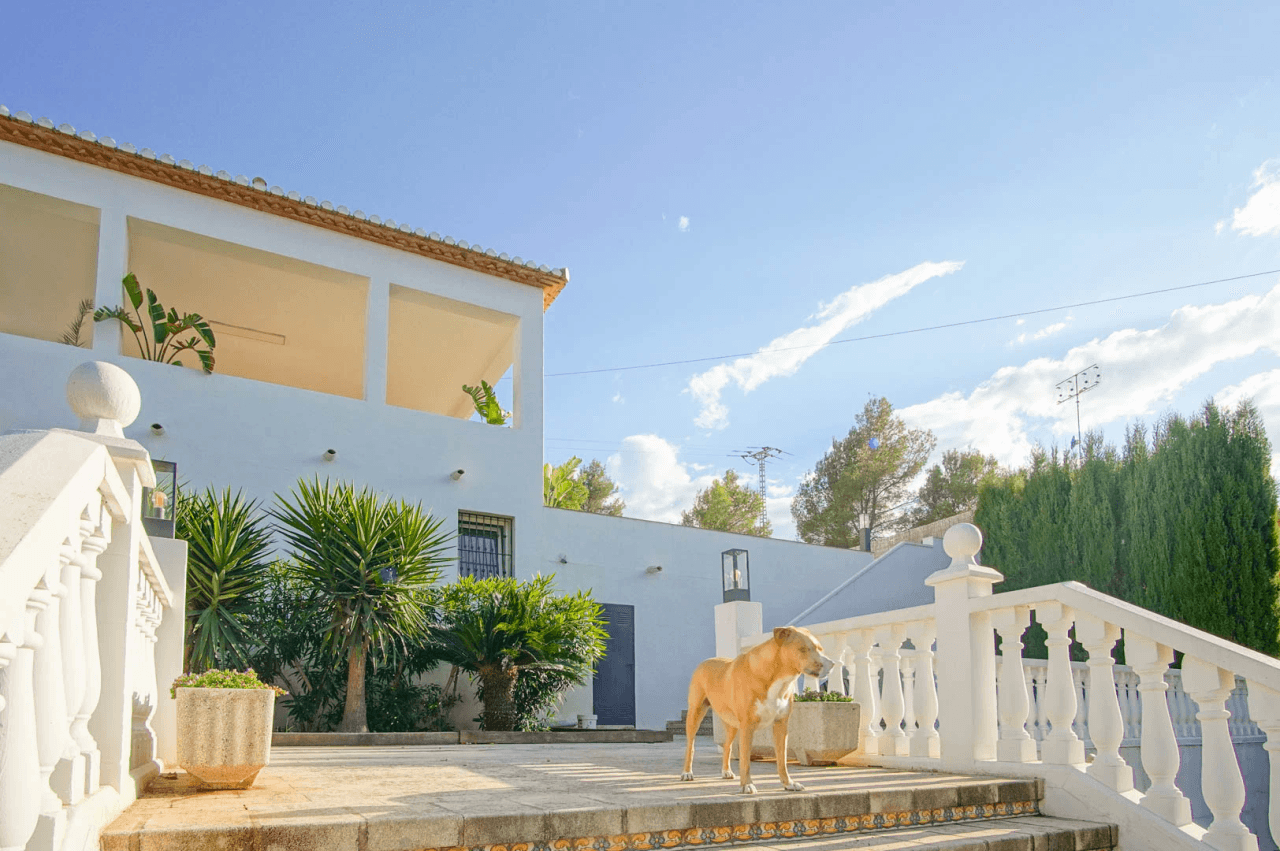 8176DEN Villa met gedeeltelijk zeezicht te koop in las Rotas, Denia