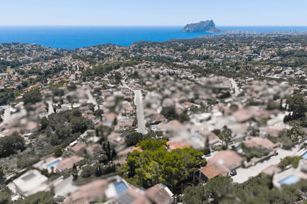 4652BEN Proyecto de villa de lujo con vistas panorámicas al mar en venta en Benissa