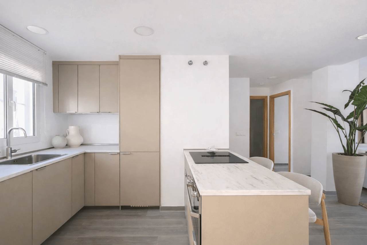 Rez-de-chaussée de deux chambres et jardin dans la zone du Montgó, Dénia.