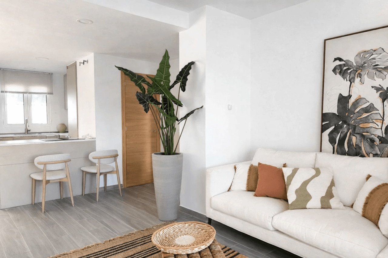 Rez-de-chaussée de deux chambres et jardin dans la zone du Montgó, Dénia.