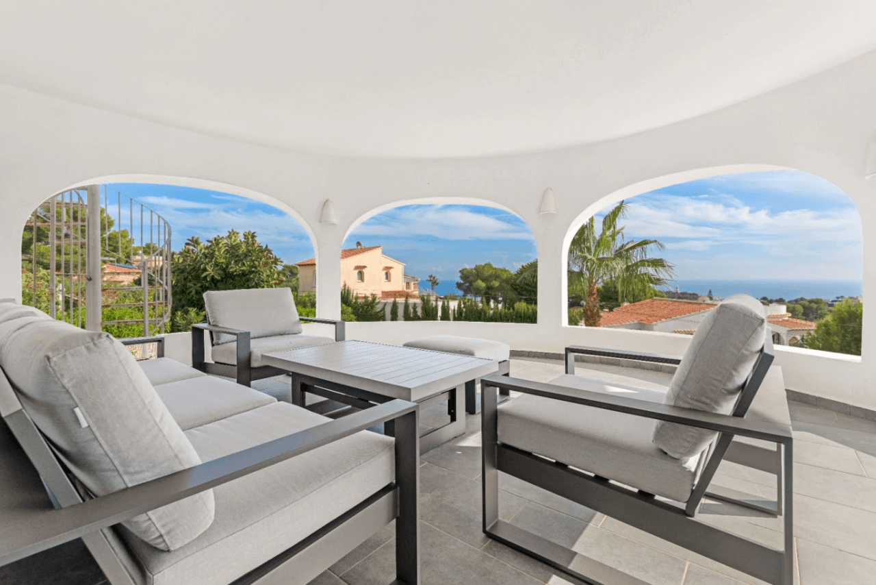 Villa Ibiza style en Balcón al mar con vistas al mar