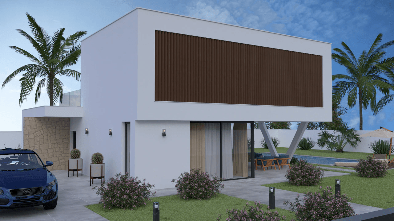 4537ALC Energy efficient luxury new build villa for sale in Alcalali