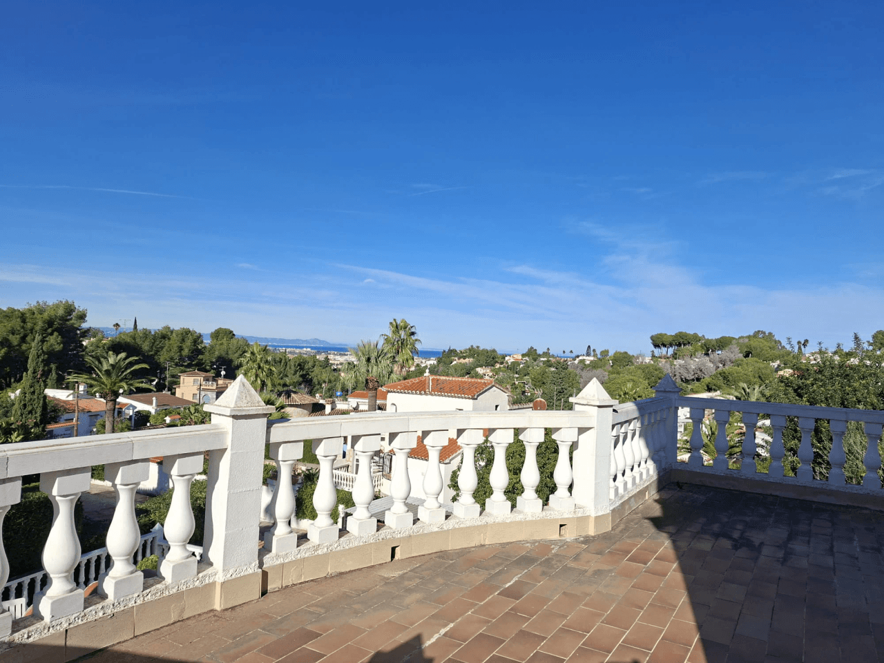 Chalet met uitzicht op zee en Montgó, Denia