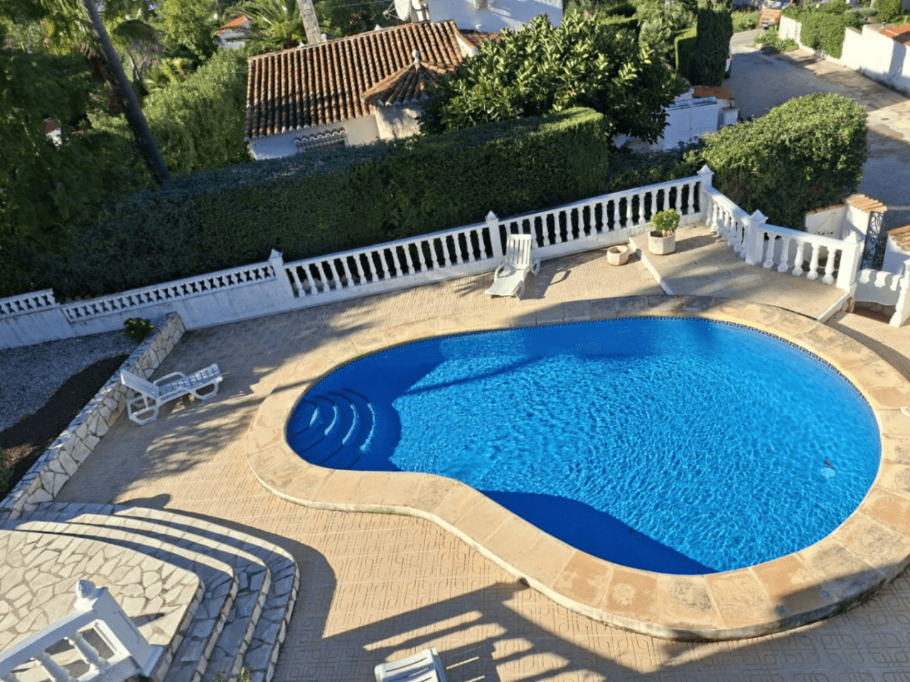 Chalet met uitzicht op zee en Montgó, Denia