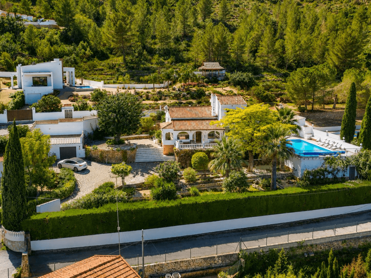 Villa met gastenappartement en uitzicht op zee in Dénia