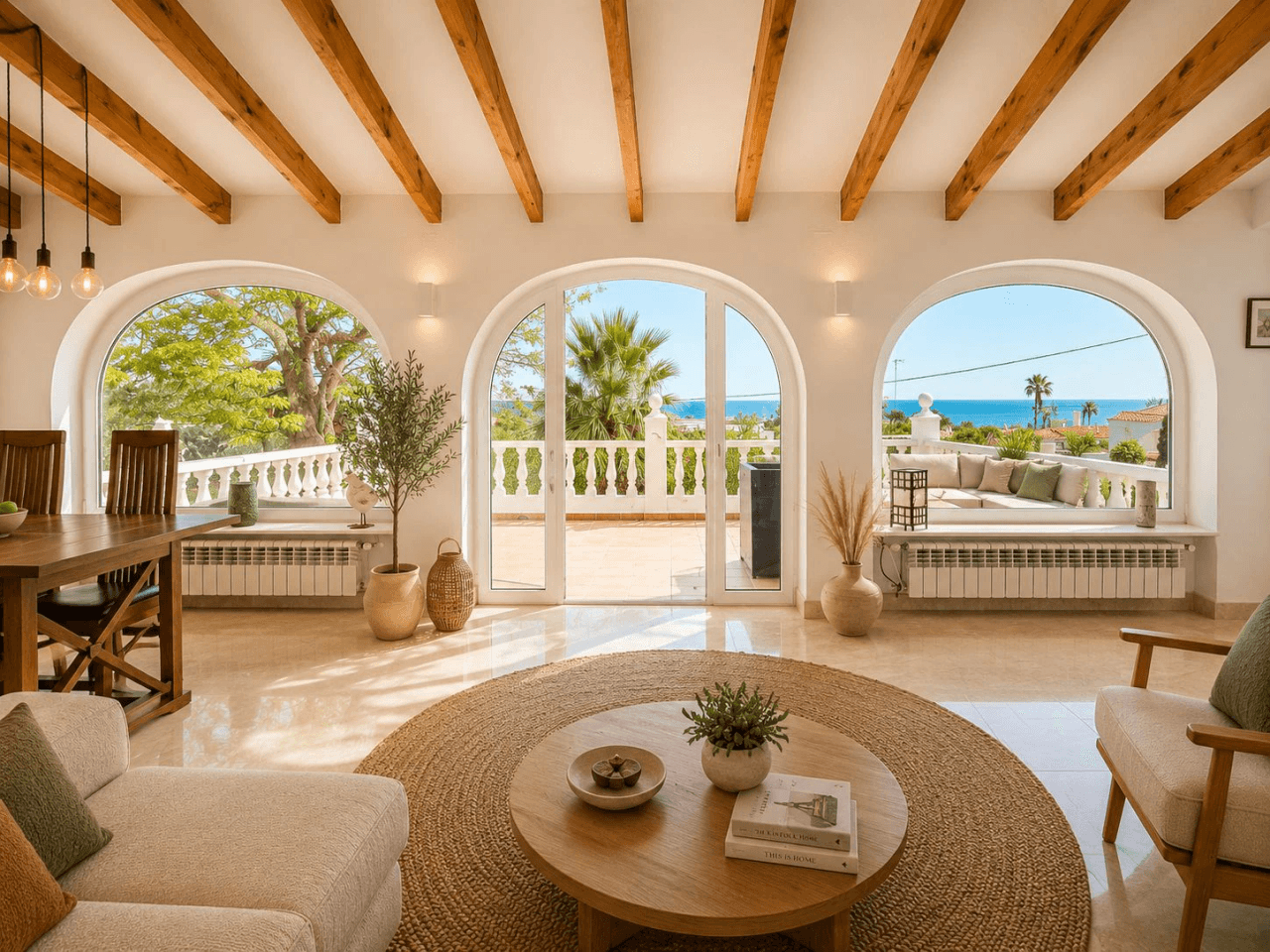 Villa met gastenappartement en uitzicht op zee in Dénia