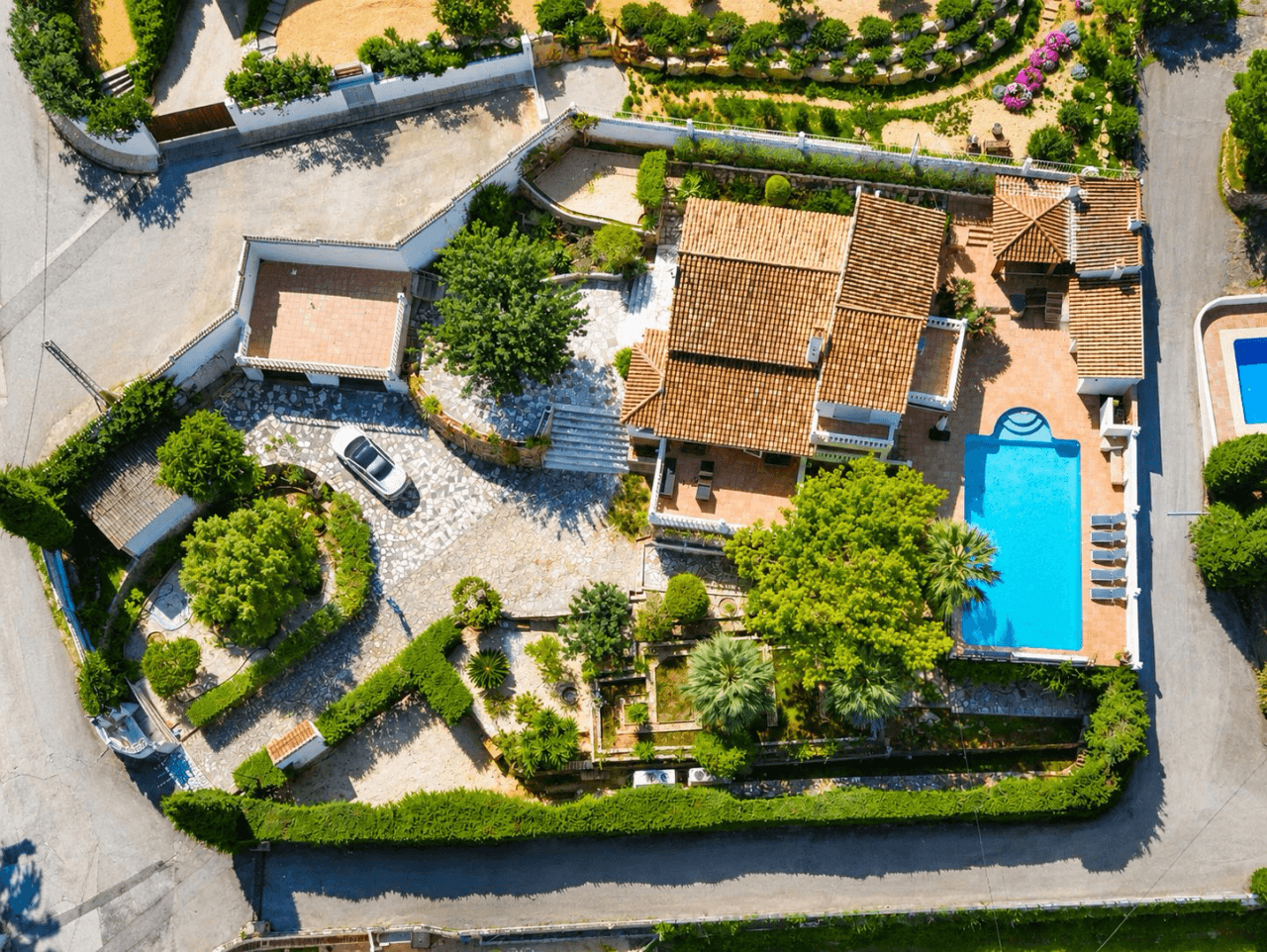 Villa met gastenappartement en uitzicht op zee in Dénia