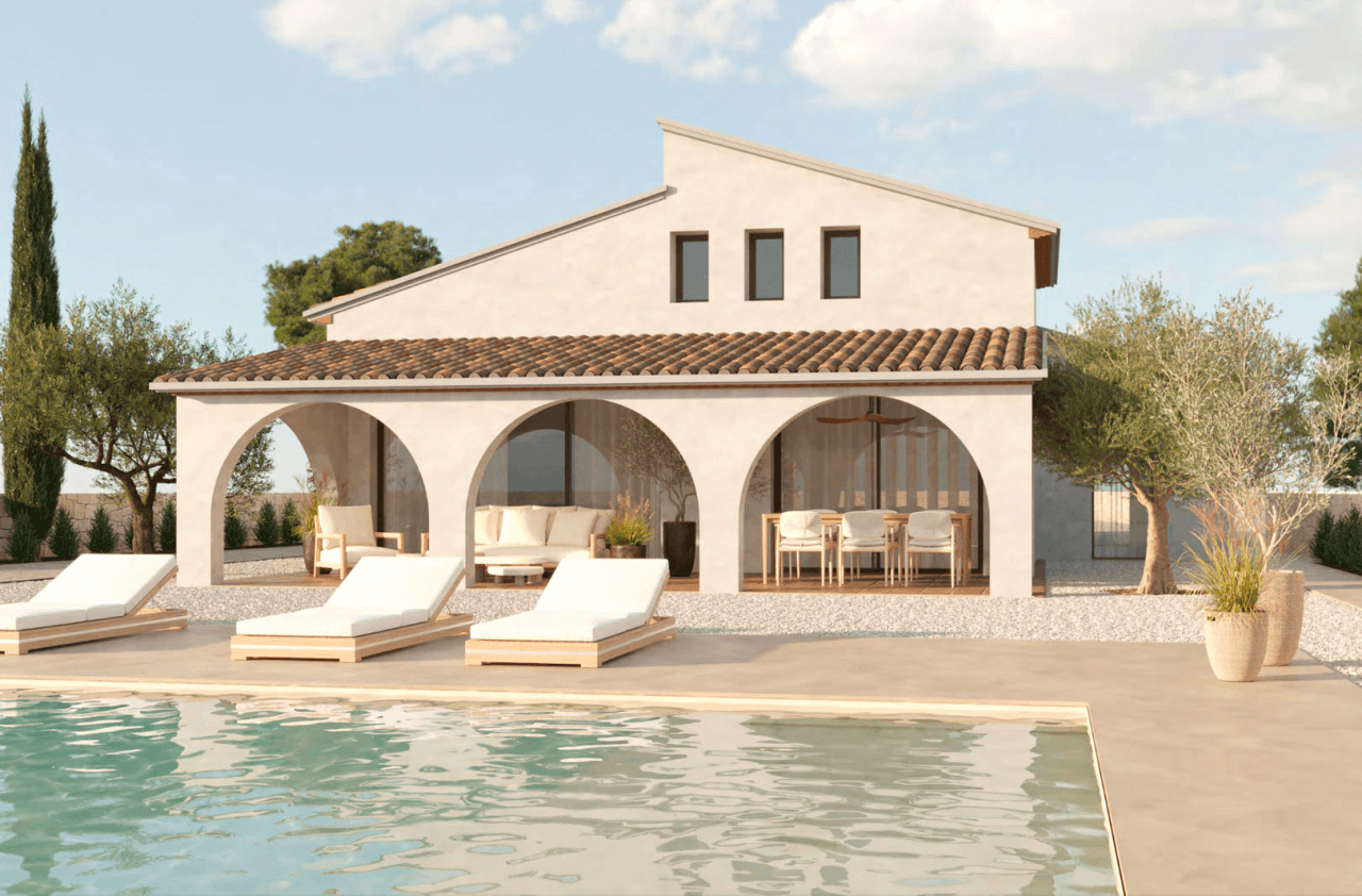 7122MOR Villa neuve avec piscine privée à vendre près de Moraira
