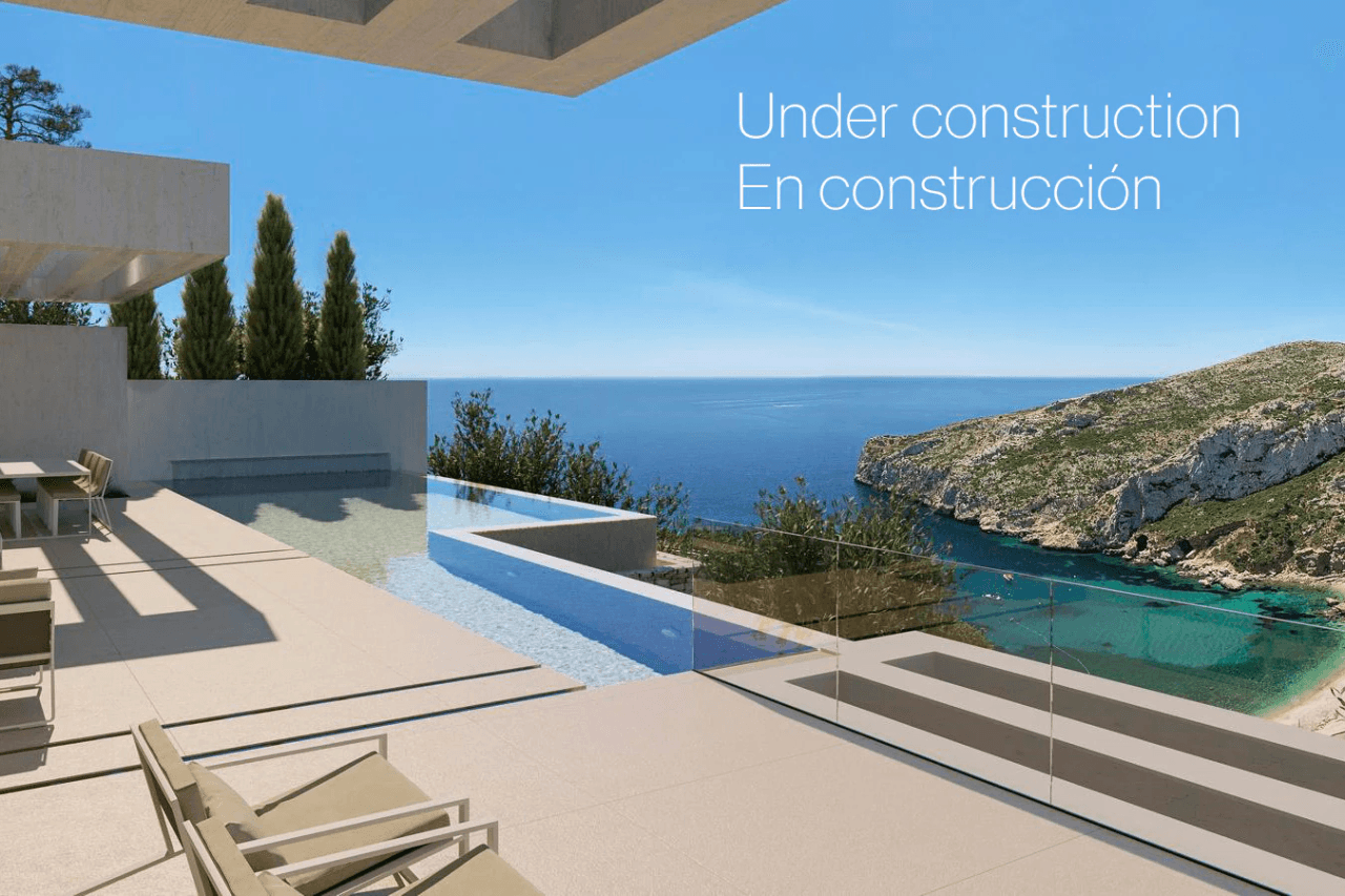 3299JAV Villa moderne de luxe avec vue sur la mer à vendre à Javea